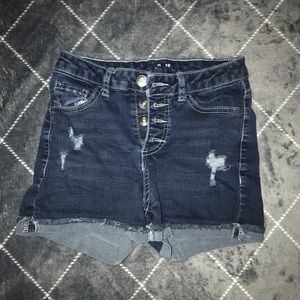 High waisted shorts